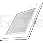 Светильник Glass кв 18W 1390lm 3000K 220-240V IP20 монт Ø155х155 200*200*30 с дек стек LED, фото3