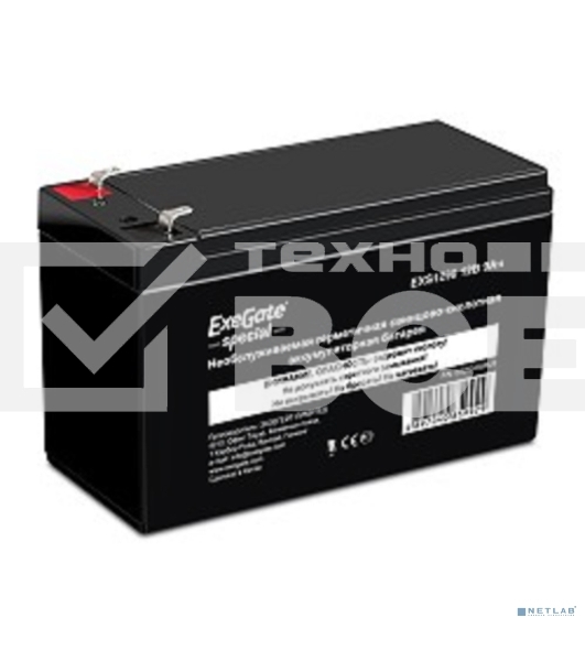 Батарея Exegate ES252438RUS DTM 1209/EXS1290 (12V 9Ah 1234W) клеммы F1