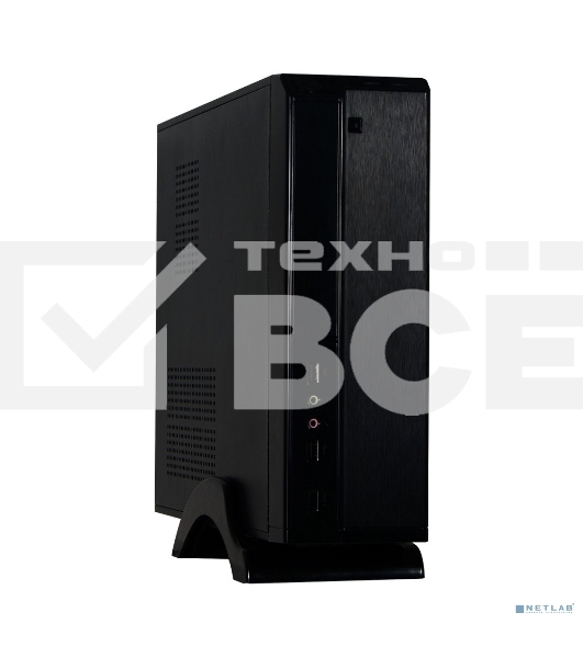 Компьютерный корпус Exegate EX268690RUS Компьютерный корпус MiniITX Exegate MI-207 Black, miniITX/mATX, <M400, 80mm>, 2*USB, Audio