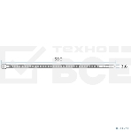 Хомут-стяжкa нейлоновая с тройным замком Rexant 300x3,6 мм, черная, упаковка 100 шт., фото4