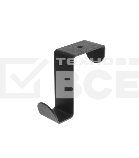 Держатель Rexant для хранения одежды в стиле лофт, крепление на дверь, 3 штуки, черный