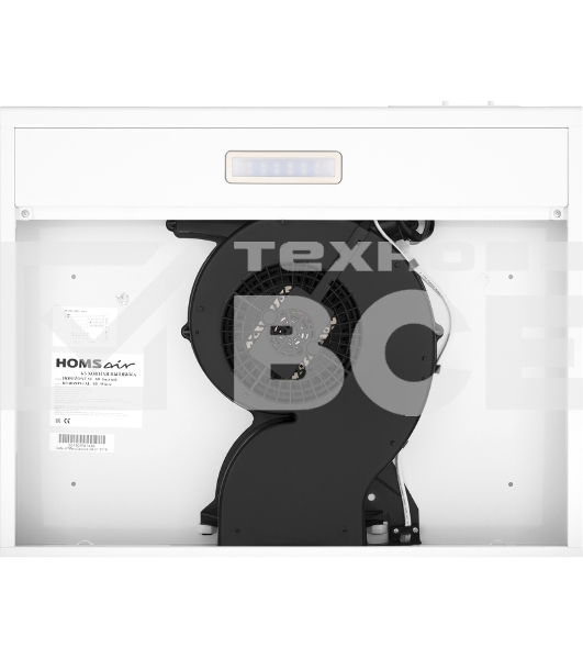 Вытяжка подвесная HOMSair Horizontal 50 белый, 50 см, 420 куб. м/ч, 45 дБ