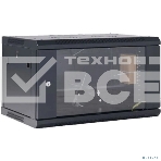 Шкаф коммутационный Rexant настенный 9U 400x542 мм пер. дв. стекл черный, фото3