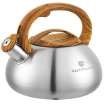 Чайник для плиты AUFFMAN AM-3407 из нержавеющей стали со свистком 3л, фото4