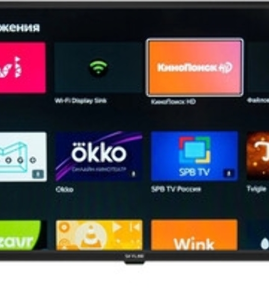 Телевизор SKYLINE 32' 32YST5975 черный Яндекс 1Gb/8Gb