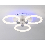 Потолочный светодиодный светильник FA3838/3 WH белый 42W 3000K-6400K+RGB D458*80 (ПДУ РАДИО 2.4G), фото5