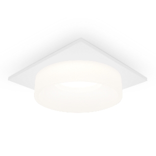 Светильник Ambrella light TN1314 SWH/FR белый песок/белый матовый GU5.3 92*92*45