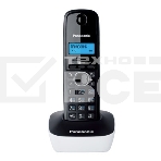 Телефон беспроводной (DECT) Panasonic KX-TG1611RUW (белый) АОН, Caller ID,12 мелодий звонка,подсветка дисплея,поиск трубки, фото 1