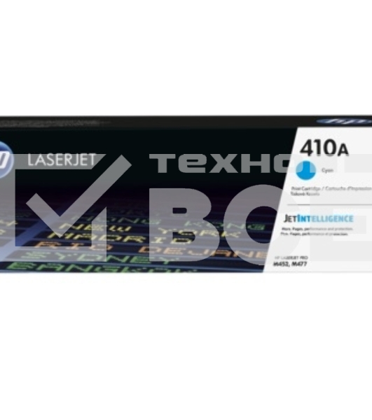 Тонер Картридж HP 410A CF411A голубой для HP LJ Pro M452/M477 (2300стр.)