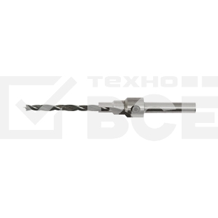 Сверло FIT 36431с зенкером для мебельных стяжек 5мм/зенкер 9.5мм (для стяжки 7х50)