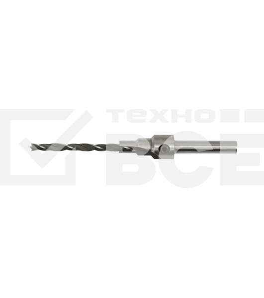 Сверло FIT 36431с зенкером для мебельных стяжек 5мм/зенкер 9.5мм (для стяжки 7х50)