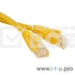 Патч-корд Hyperline PC-LPM-UTP-RJ45-RJ45-C5e-1.5M-LSZH-YL Патч-корд U/­UTP, Cat.5е, LSZH, 1.5 м, желтый , фото 1