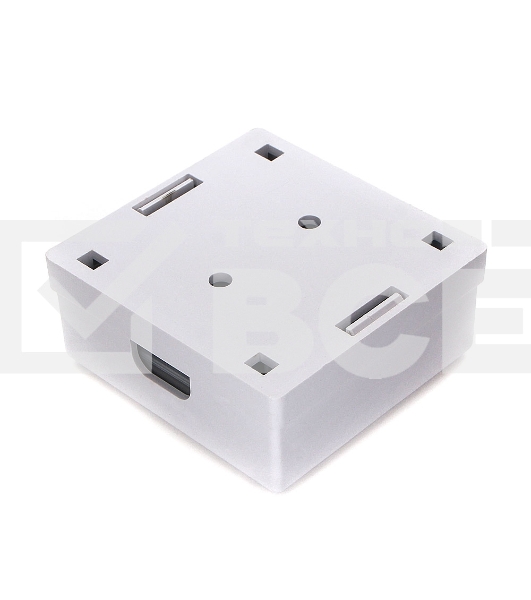 Розетка NA-TA/1 RJ45+RJ11 кат.5e UTP внешняя 2 порта, 110&Krone