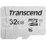 Флеш карта microSD 32GB Transcend microSDHC Class 10 UHS-1 U1, (без адаптера), TLC, фото2