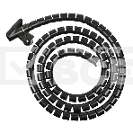 Кабельный органайзер Buro BHP CG252B Spiral Hose 25x2000мм черный, фото2