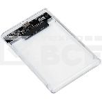 Внешний корпус для HDD/SSD AgeStar 3UB2P4C SATA III пластик прозрачный 2.5