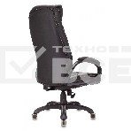 Кресло руководителя Бюрократ T-9922N Leather Venge Black черный, эко.кожа, крестовина пластик, фото5