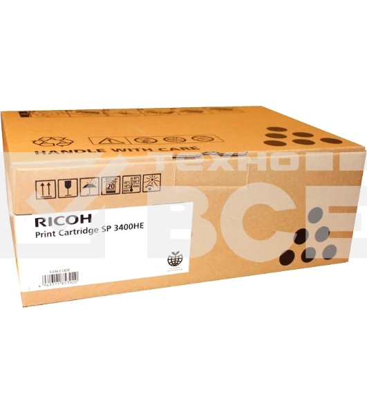 Картридж лазерный Ricoh тип SP3400HE черный для Aficio SP3400N/SP3410DN/SP3400SF/SP3410SF/Aficio SP3500N/SP3510DN/SP3500SF/SP3510SF 5000 отпечатков