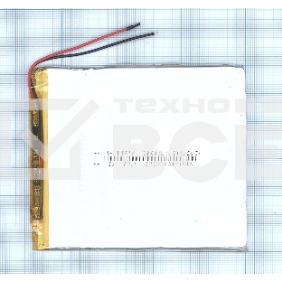 Аккумулятор Li-Pol (батарея) 3x110x120мм 2pin 3.7V/6500mAh