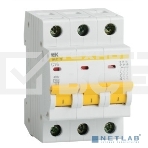 Выключатель автоматический модульный 3п D 4А 4.5кА ВА47-29 ИЭК MVA20-3-004-D, фото2