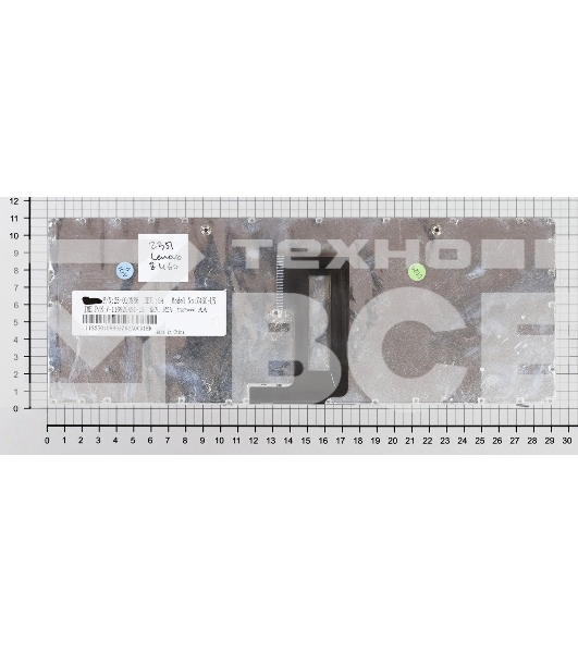 Клавиатура для ноутбука Lenovo IdeaPad Z450 Z460 Z460A Z460G черная с серой рамкой