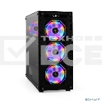 Компьютерный корпус Miditower ExeGate i3 BASE (ATX, без БП, с окном, 1*USB+1*USB3.0, аудио, 4 вент. 12см с RGB подсветкой), фото13
