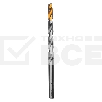 Сверло спиральное по металлу 12 x 205 мм, Р6М5, Golden Tip, удлиненное Denzel, фото3
