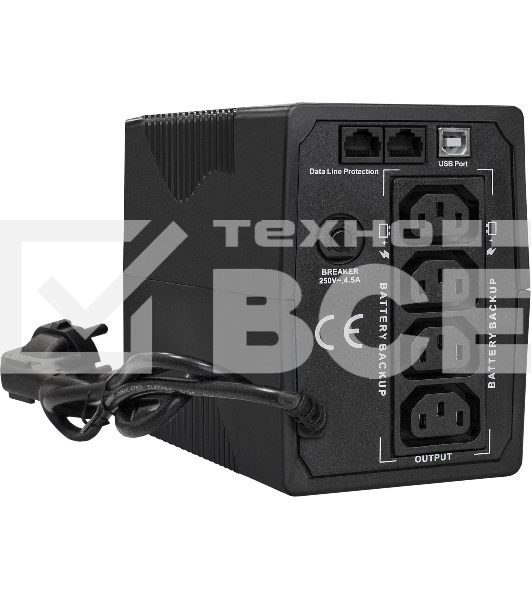 Источник бесперебойного питания ExeGate EX292774RUS SpecialPro UNB-800.LED.AVR.4C13.RJ.USB <800VA/480W, LED, AVR, 4*C13, RJ45/11, USB, металлический корпус, Black>