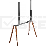 Подставка для телевизора Cactus CS-ST3646BKWN черный/орех 49