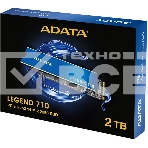 Накопитель SSD ADATA LEGEND 710, 2Tb, PCIe 3.0 x4, M.2 2280, NVMe, R/W 2400/1800, с радиатором, фото4