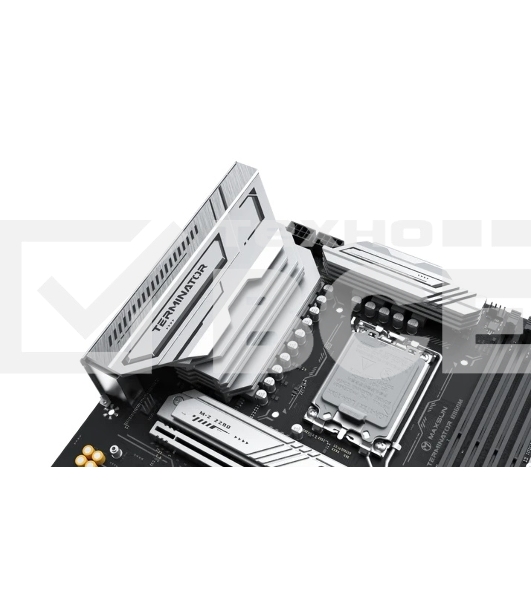 Материнская плата Maxsun Terminator B860M, LGA1851, Intel B860, 4xDDR5, 4xSATA, 3xM.2, 1xPCIe 5.0 x16, 1xPCIe 4.0 x4, 1xPCIe 4.0 x1, 1xDP, 1xHDMI, 1x2.5Gb LAN, Wi-Fi 6, Bluetooth 5.2, 1xUSB-C 40Gbps, 1xUSB-C 20Gbps, 2xUSB-A 10Gbps, 6xUSB-A 2.0, 3x3.5 мм, 