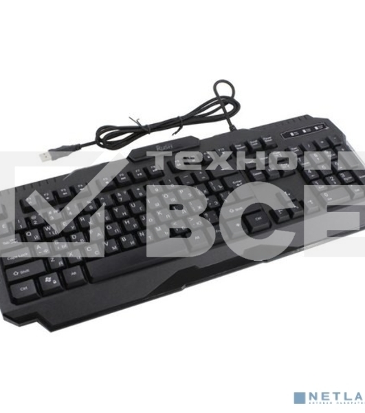 Клавиатура проводная игровая Smartbuy RUSH Warrior 308 USB черная SBK-308G-K