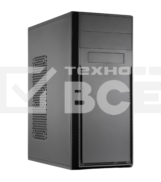 Компьютерный корпус без блока питания Foxline FL-302, ATX, 2x5.25EXT, 1x3.5EXT, 4x3.5INT, 2xUSB 2.0, HDA, w/o FAN, w/o PSU, NO pwr cord