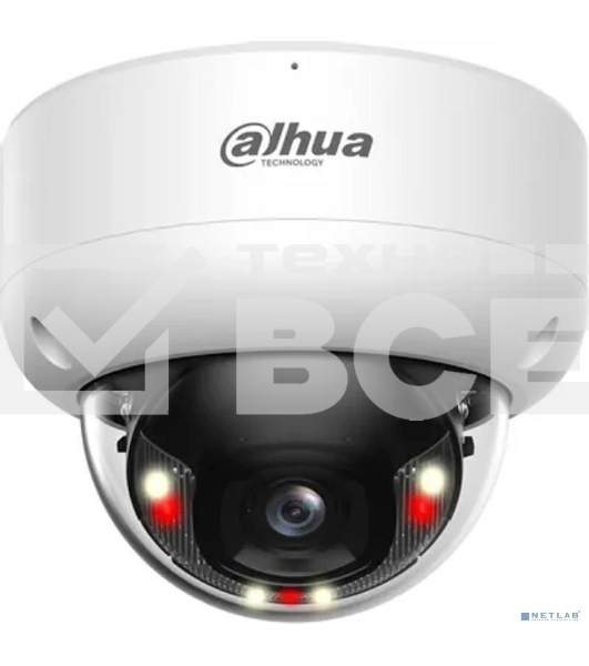 Камера видеонаблюдения IP Dahua DH-IPC-HDBW3449EP-AS-IL-0280B 2.8-2.8мм цв.