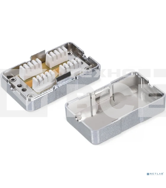Модуль соединительный Cabeus, krone, 2х, кат. 5е, 100 Мгц, экр., металл