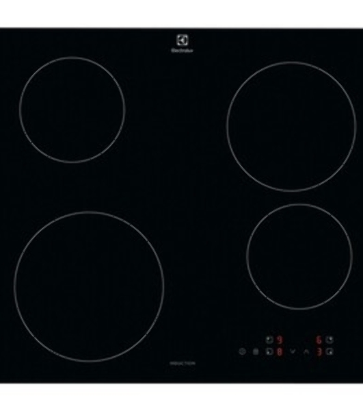 Индукционная варочная поверхность Electrolux EIB60420CK, 4 конфорки, стеклокерамика, 6900 Вт