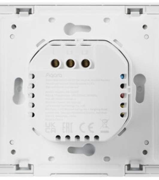Выключатель умный двухклавишный Aqara Smart Wall Switch H1 (WS-EUK02)