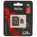 Флеш карта MicroSD card Netac P500 Extreme Pro 128Gb, retail version w/SD adapter, фото11