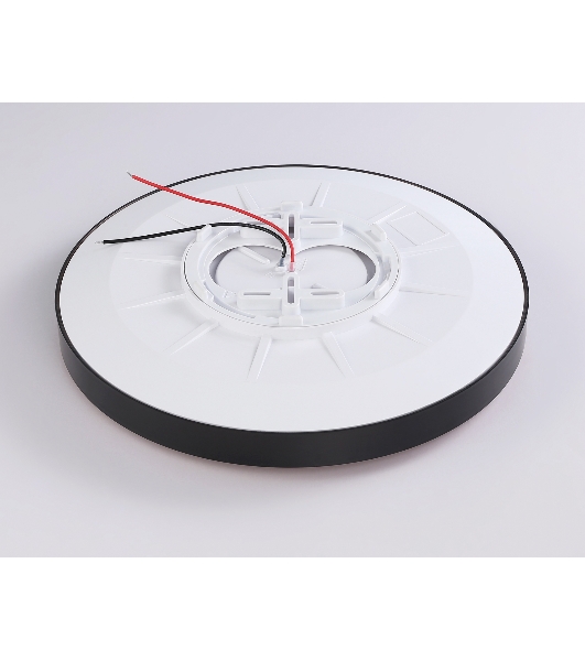 Потолочный светодиодный светильник Ambrella light FZ1248 BK черный IP54 30W 5000K D380*60 (Без ПДУ)