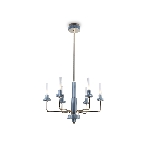 Люстра Ambrella light LH53124/6 GD/WH/GB золото/белый/серо-синий 10W 3000K D660*1120, фото9
