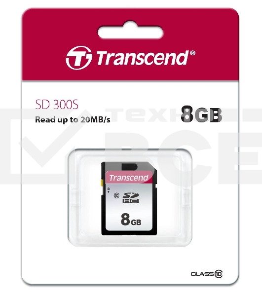 Флеш карта Transcend 8Gb SDHC Class 10 UHS-I U1 R95, W45Mb/s