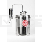 Дистиллятор Первач - Эконом 12Т, домашний 12 л., охладитель, термометр, фото 1