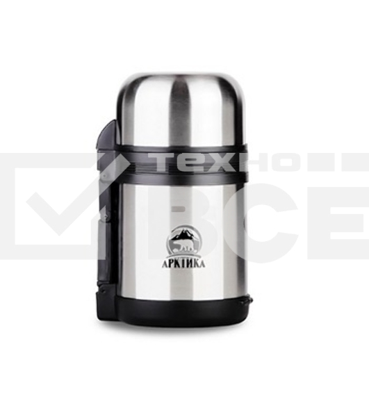Термос Арктика 0,8 л, универсальная пробка, с ручкой + чашка, холод/тепло 18 ч, 201-800