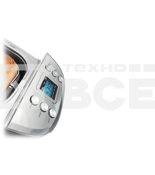 Хлебопечь Centek CT-1415 (черн) 1500 г БОЛЬШОЙ ОБЪЁМ, 860Вт, 15 программ, таймер, LCD, окошко