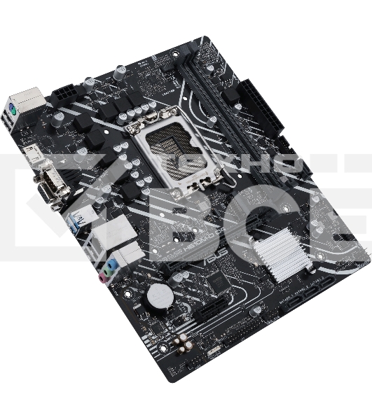 Материнская плата ASUS PRIME H610M-D D4, LGA 1700, Intel H610, 2xDDR4, 4xSATA, 1xM.2, 1xPCIe 4.0 x16, 1xPCI, 1xHDMI, 1xVGA, 1x 1Gb LAN, 2xUSB-A 2.0, 2xUSB-A 3.2 Gen 1, 3x3.5 мм, 7.1, mATX