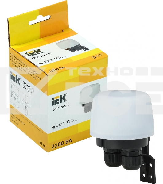 Фотореле Iek LFR20-603-2200-K01 ФР 603 макс. нагрузка 2200ВА IP66 белый