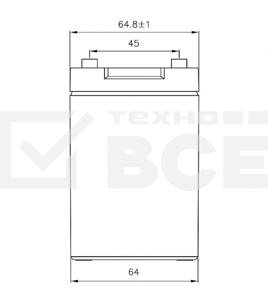 Батарея для ИБП CSB HRL 1234W (12V, 9Ah)