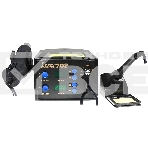 Станция паяльная термовоздушная + паяльник Lukey 702, фото 1