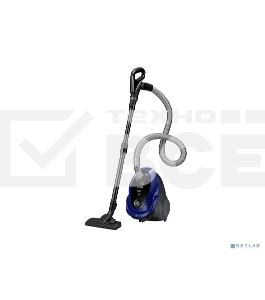 Пылесос Samsung VC20M251AWB синий, 460/2000 Вт, уборка сухая, пылесборник мешок 2.5 л