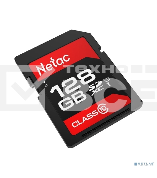 Флеш карта Netac P600 SDHC 128GB U1/C10 up to 80MB/s, retail pack
